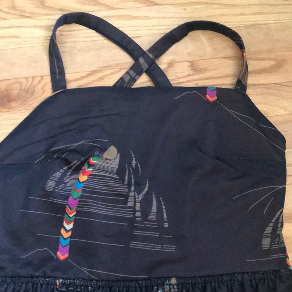 Vintage 70s palm tree sundress!